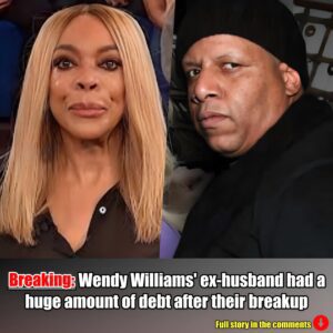 Wendy Williams' ex-husband had a huge amount of debt after their breakup.m