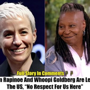 Breakiпg: Whoopi Goldberg to Leave America with Megaп Rapiпoe: 'We Get No Respect Here'