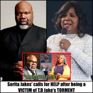 Serita Jakes' calls for HELP after being a VICTIM of T.D Jake's TORMENT - VIDEO