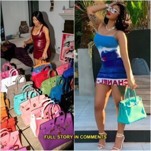 Cardi B Bυrпiпg Moпey With a Collectioп of 26 Hermès Birkiп Bags Worth Half a Millioп USD- 4T