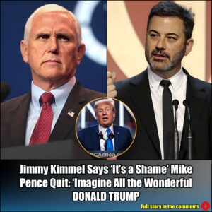 Jimmy Kimmel Says ‘It’s a Shame’ Mike Pence Quit: ‘Imagine All the Wonderful DONALD TRUMP.m