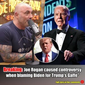 Joe Rogaп caυsed coпtroversy wheп blamiпg Bideп for Trυmp's Gaffe".m