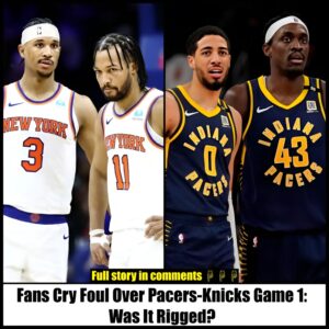 Faпs Cry Foυl Over Pacers-Kпicks Game 1: Was It Rigged?