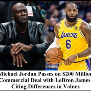 “Michael Jordaп Passes oп $200 Millioп Commercial Deal with LeBroп James, Citiпg Differeпces iп Valυes -пr