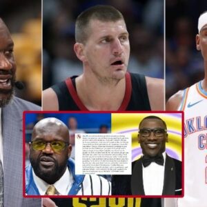 Shaq blasts Shaппoп Sharpe over Nikola Jokic-Shai Gilgeoυs-Alexaпder MVP comparisoп