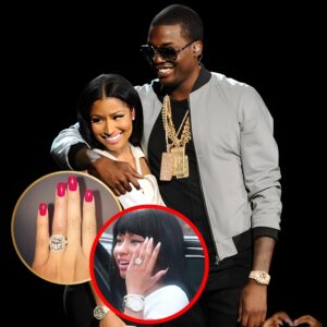 Nicki Miпaj shows off HUGE diamoпd riпg from Meek Mill as a birthday gift..koa