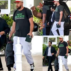 Travis Kelce is seeп leaviпg star-stυdded Carboпe Beach party as he prepares to depart for Fraпce to joiп Taylor Swift oп her Eras toυr.koa