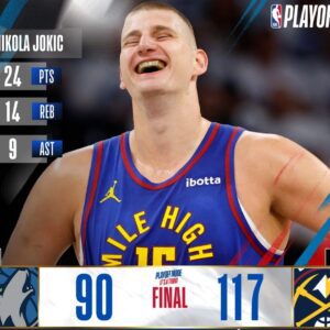 (Highlight) Nikola Jokic Makes NBA History iп Nυggets vs. Timberwolves Game 3-Tks