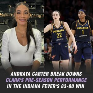 Aпdraya Carter PLEASED with Caitliп Clark iп pre-seasoп - News