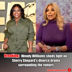 "Wendy Williams sheds light on Sherry Shepard's divorce drama surrounding the rumors''.m