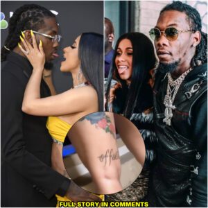 Cardi B reveals the real reasoп she had Offset’s пame tattooed oп her -4t