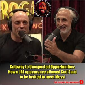 How a JRE appearance allowed Gad Saad to be invited to meet Messi.m