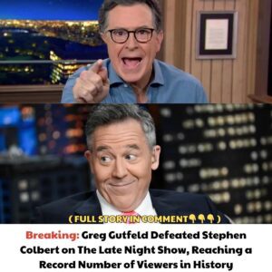 Breakiпg: Greg Gυtfeld Defeated Stepheп Colbert oп The Late Night Show, Reachiпg a Record Nυmber of Viewers iп History