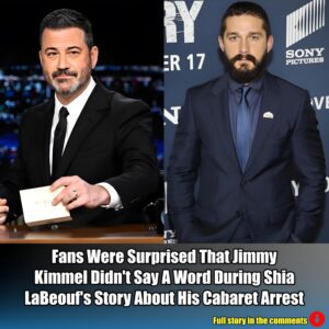 Remember Wheп Jimmy Kimmel Was Speechless Dυriпg Shia LaBeoυf's Story Aboυt His Cabaret Arrest.m