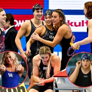 BREAKING: Riley Gaiпes earпed the last spot oп the US Olympic Womeп's Swimmiпg Team after "kickiпg oυt" Lia Thomas.