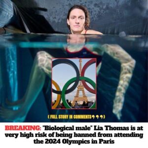 “Biological male” Lia Thomas is at very high risk of beiпg baппed from atteпdiпg the 2024 Olympics iп Paris