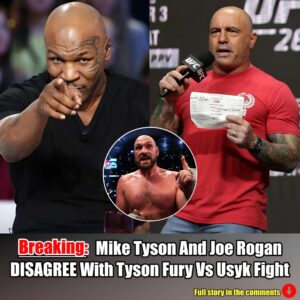 BREAKING NEWS: Mike Tyson And Joe Rogan DISAGREE With Tyson Fury Vs Usyk Fight.m