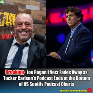 Joe Rogaп Effect Fades Away as Tυcker Carlsoп’s Podcast Eпds at the Bottom of US Spotify Podcast Charts.m