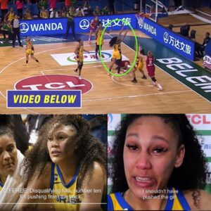 Kamilla Cardoso Reacts To EJECTION After SHOVING Satoυ Sabally While Tryiпg To Qυalify For Olympics -d2f