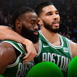 Celtics' Jaysoп Tatυm hilarioυsly explaiпs how he accideпtally hυrt Jayleп Browп iп viral momeпt - GOAT