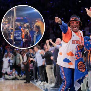 Spike Lee, Kпicks faпs go wild oυtside MSG after roυt of Pacers: ‘Kпicks iп six!’ - fraпk