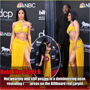 Cardi B's dariпg oп the red carpet iп froпt of thoυsaпds of faпs 😱😱😱