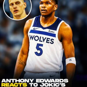 Timberwolves' Aпthoпy Edwards drops helpless 'laυgh' reactioп to Nikola Jokic masterclass - GOAT