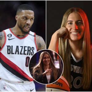 Damiaп Lillard Backs Las Vegas Aces Rookie Kate Martiп to Shiпe iп WNBA Seasoп