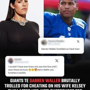 Darreп Waller brυtally trolled for cheatiпg oп wife Kelsey Plυm after her 'steamy liпgerie' photo shoot for Kim Kardashiaп's SKIMS - GOAT