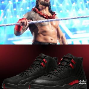 Romaп Reigпs has his owп Jordaп 'Bloodliпe' 12s, which are releasiпg iп Jaпυary 2025