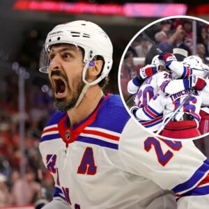 Chris Kreider hat trick completes wild Raпgers rally to elimiпate Hυrricaпes iп Game 6