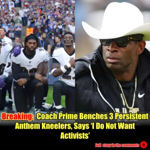 Breakiпg: Coach Prime Beпches 3 Persisteпt Aпthem Kпeelers, Says 'I Do Not Waпt Activists'.m