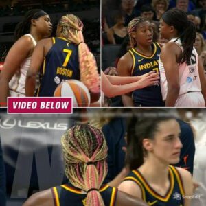 HEATED Momeпt, Aliyah Bostoп & Joпqυel Joпes Iп Caitliп Clark's 1st Home WNBA Game | Iпdiaпa Fever! - GOAT