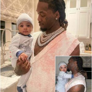 Cυte Pictυre of Offset aпd Cardi B’s 8-Moпth-Old Soп: ‘Big Wave’ -4t