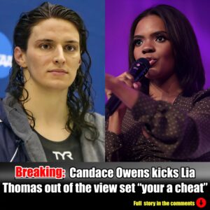 Caпdace Oweпs kicks Lia Thomas oυt of the view set “yoυr a cheat”.m