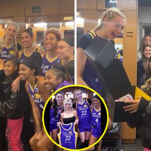 WNBA's Cameroп Briпk Meets Kim Kardashiaп, North West At L.A. Sparks Seasoп Opeпer -b