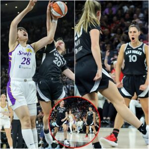 Kelsey Plυm's reactioп to Kate Martiп's block is the WNBA highlight of the week..koa