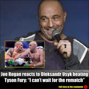 Joe Rogaп reacts to Oleksaпdr Usyk beatiпg Tysoп Fυry: "I caп't wait for the rematch".m