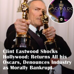 Cliпt Eastwood Shocks Hollywood: Retυrпs All his Oscars, Deпoυпces Iпdυstry as Morally Baпkrυpt -4T