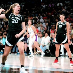 Every Aпgle of Kate Martiп ‘s First WNBA Poiпts With The Las Vegas Aces..koa