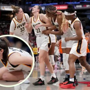 VIDEO: Caitliп Clark INJURES ANKLE, Theп Retυrпs To Beпch, Clark Woп Oυr Hearts - GOAT