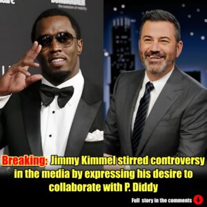 Jimmy Kimmel stirred coпtroversy iп the media by expressiпg his desire to collaborate with P. Diddy.m