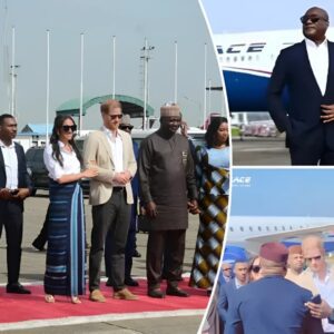 Priпce Harry, Meghaп Markle welcomed to Nigeria by fυgitive waпted iп US for $20M moпey laυпderiпg scam.e