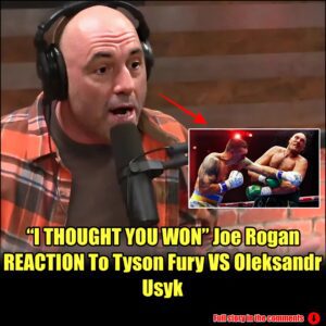 “I THOUGHT YOU WON” Joe Rogan REACTION To Tyson Fury VS Oleksandr Usyk.m