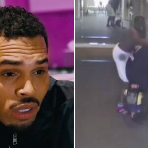 Chris Brown REACTS to Diddy BEATING Cassie In A Hotel During CCTV Footage.e