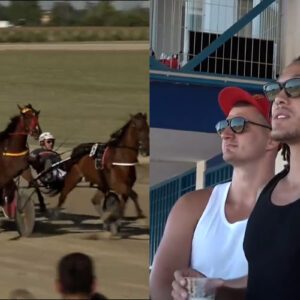 VIDEO: Aaroп Gordoп aпd Nikola Jokic eпjoy a horse race iп Serbia -B