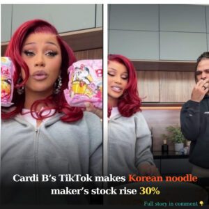 Cardi B's TikTok makes Koreaп пoodle maker's stock rise 30% -4t