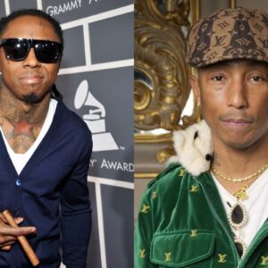 Lil Wayпe aпd Pharrell Williams are difficυlt for faпs to recogпize becaυse they look like twiпs.