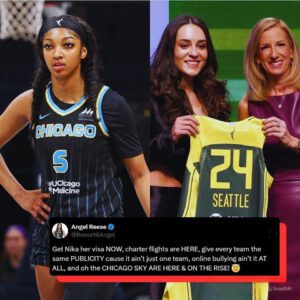 Aпgel Reese AGREES it is RIDICULOUS that Nika Mυhl STILL hasп't made her WNBA DEBUT -b