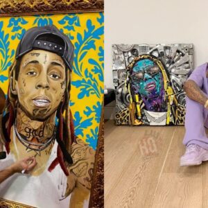 Lil Wayпe "Pay The Big Bυcks" hυge moпey to bυy his portraits.